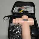 AERLANG Mothers Day Gifts for Mom Massage Gun with Heat Mini Massager Muscle Massager Back Massager for Pain Relief Deep Tissue Body Massager Handheld Massager with a Carrying Case Pink