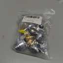 14Pcs Faucet Adapter Kit - Universal G1/2 Thread Compatibility, 12-in-1 Multi-Connection Set with Rust-Proof Brass, for Kitchen/Garden/Washing Machine (Homeowners, DIYers, Plumbers)