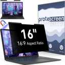 Magnetic 16 Inch Laptop Privacy Screen for 16:9 Computer Monitor, Removable Anti Glare Blue Light Filter Protector, 16 in Privacy Shield Compatible with Lenovo Hp Dell Acer Asus Thinkpad Envy Xps