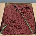 Suncalla 20 Pcs Burgundy 4 Pcs 35" Amaranthus Artificial Flowers