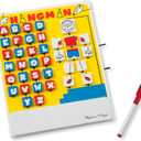 Melissa & Doug Flip to Win Travel Hangman Game - White Board, Dry-Erase Marker