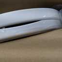 Toilet Seat Elongated, Slow Close Hinges, Four Non-Slip Bumpers, Easy to Install and Clean, Durable Plastic, White Two Sets of Mounting Parts Included