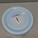 CUSINIUM 50-Pack, 9-Inch Pastel Blue Paper Plates - Light Blue Dinner Plates, Party Supplies