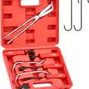 Orion Motor Tech 10pc Drum Brake Tool Kit, Drum Brake Tool with Drum Brake Spring Tool, Brake Spring Compressor, Brake Spring Pliers, Drum Brake Adjusting Tool, Brake Spoon Set, Brake Drum Tool Kit