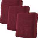 H.VERSAILTEX Super Stretch Stylish Cushions Covers/Furniture Cover Spandex Jacquard Small Checked Pattern Super Soft Slipcover Washable Individual