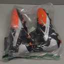 DREAM PAIRS Men's High Tops Lace Up Soccer Cleats, Lightweight Professional Athletic Football Cleats Men's Athletic Shoes for Training Soccer, Size 10,Orange,SDSC2407M