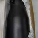 TriTrust Exhaust Tip, 2-2.75 inch inlet adjustable, Fit 2''/2.25''/2.5''/2.75'' Outer diameter Tailpipe, 4''Outlet 7.5''Long Muffler Tip, Black Powder Coated Stainless Steel Tail Tip