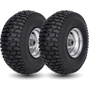 15x6.00-6 Lawn Mower Tire for Craftsman Husqvarna Riding Mowers Lawn 