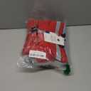 FUAMEY Dog Coat for Medium Dogs,Waterproof Dog Winter Jacket with Harness Built in Puppy Cold Weather Coats Reflective Pet Vest with Zipper Warm Fleece Dogs Snowsuit Windproof Red Medium