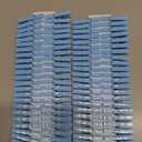 100PCS Baby Shower Clothespins Games Boy Plastic Clothes Pin with Storage Bag Mini Blue Pin Bulk 1.4 inch for Party Decorations, DIY Crafts