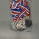 XunYee 12 Sets Champion Awards Medals for Football Baseball Soccer Basketball Softball Player Team MVP Champion Gift with Neck Ribbons