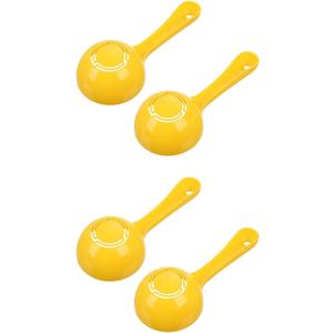 BESTOYARD Rice Paddle Scoop Mold Set 4Pcs Non-Stick Plastic Rice Serving Spoon for Sushi Ball Making and Porridge Kitchen Utensil 7.28 Inch