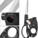 Professional Laser Guided Sewing Scissors for Home Craft Wrapping Gift Fabric Sewing Cut Straight Fast for Fabric Paper Crafts | Upgraded Ergonomic Handle