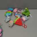 Squishville by Original Squishmallows Style & Play Clips - 4 Pack Mystery Bundle - Clip-On and Link Together - 12 Possibilities Chosen at Random