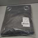 NICETOWN Grey Blackout Patio Sliding Door Curtains 84 inch Length, Grommet Room Divider Thermal Insulated Curtain Drapes for French Door/Living Room (Gray, W100 x L84, 1 Panel)