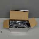 Thyle 4 Pcs 6 x 6 Inches Vinyl Post Sleeve Black Adjustable Post Skirt Base Eusable Column Wrap Trim for 3 to 6.5 Inch Porch Fence Deck Stairs Rails