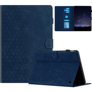 DTangLsm Case for Kindle Fire HD 10 Tablet & Fire HD 10 Plus Cover (13th/11th Generation 2023/2021 Release) 10.1" Slim Fit Stand Cover for Fire 10 Tablet Case with Pencil Holder Auto Wake/Sleep, Blue
