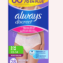 Always Discreet Maximum Protection Underwear, Small, 28 Count 