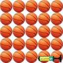 Oleitodh 15Pcs 6" Mini Basketball Balls Bulk Small Basketball Set with Pump, PVC Small Basketballs for Over The Door Hoop Games Party Favors Indoor Outdoor Play Adults Kids Pool Beach, 6" 15 Pack