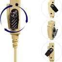 UAYESOK 2 Pin Walkie Talkie Earpiece with Big PTT for Motorola CP110 CP200 CP200D CP185 CLS1110 CLS1410 Yaesu FT-65R, Acoustic Tube Two Way Radio Surveillance Kit Headset