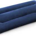 Microwave Heating Pad 6 x 12 Small Heating Pad Microwave, Microwave Bean Bag Heating Pad for Neck and Shoulders, Moist Heat Pack Pillow Warm Compress for Knee, Muscles, Joints, Wrist (Dark Blue)