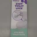 Toilet Locks Baby Proof (2-Pack) Ideal Baby Proof Toilet Lid Lock with Arm No Tools Needed Easy Installation with 3M Adhesive Top Safety Toilet Seat Lock Fits Most Toilets, White