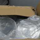 50 Pack 25 oz Kraft Paper Bowls with Lid, Paper Salad Bowls, Disposable Food Container, To Go Food Container for Party, Salad, Soup, Ice Cream