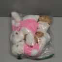 Hungdao 4 Pcs Valentine Bear Stuffed Animal Plush Toys Bulk 9.84 Inch Small Cute Bear with Heart Adult Gifts for Girlfriend Birthday Party Wedding Mother's Day