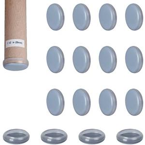 CSFMC Sliders Pads for Round Furniture Legs(1 1/2 inches(38mm),15 Pack),Table/Chair/Cabinet/Sofa Glides,Protect The Floor by Sliding Like Magic,Suitable for Carpet, Wood & Ceramic Tile Floor,etc