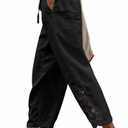Acelitt Women Casual Lightweight Drawstring Elastic Waist Pants with Pockets, XXL