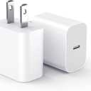 USBC Charger Block for iPhone 17 Charging Plug,MFI Certified Fast USB C Wall Cube 2Pack Power Adapter for iPhone16E/17/Air/Pro/Plus/Pro Max/15/14/13/12/11,for iPad Pro/Air/Mini USB-C Charge Brick Box (White)