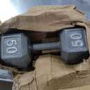 CAP Barbell Cast Iron Hex Dumbbell, 50lbs