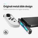 Switch Joycon Controller Holder for Mobiles and Tablets | Enhance Your Mobile Gaming with a Comfortable & Adjustable Grip | Compatible with Android/iOS/iPhone/iPad(Supports 12-25CM) (White).