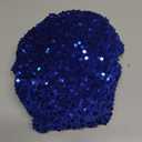 MODFUNS Blue Christmas Tree Skirt Decorations 36 Inches Sequin Christmas Tree Skirt Sparkly Tree Mat Embroidery Velvet Tree Skirts Xmas Ornaments Halloween Tree Cover Skirt Round Sequin Tree Base Mat