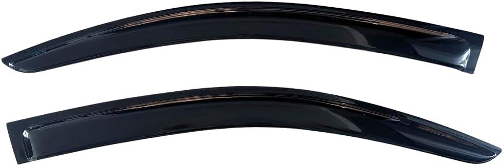 IG Window Visor Compatible with 1997-2003 Ford F150 & 2004 F150 Heritage - Tape-On Rain Guard Side Vent Deflector for 1998-2002 (Regular Cab Only)