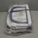 BEBELEH Collapsible Baby Bathtub with Thermometer  Bathtub + Baby tub Sling + Newborn Sling  Baby Bathtub Newborn to Toddler 0-24 Months  The Ultimate Baby Bath tub! (with Thermometer,Blue)