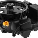 TAUTOY 96-74326 Power Steering Pump with Pulley with Reservoir For Ford Focus 2006 2007 2008 2009 2010 2011,Transit Connect 2010 2011,2.0L 2.3L 2.5L,6S4Z3A674A 7S4Z3A674A N7120153 20-74326