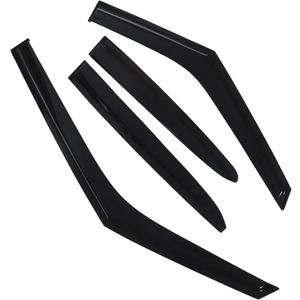 Window Visors Rain Guards Deflectors - 4-Pack Side Window Deflector Vent Shade for Car Windows Tape-On Outside Mount Acrylic Sun Rain Guard Replacement for Veloster 2011-2017