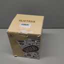 SUSTEAS Electric Kettle  57oz Hot Tea Water Boiler with Thermometer, 1500W Fast Heating Stainless Steel Pot, Cordless LED Indicator, Auto ShutOff & Boil Dry Protection, Glossy Silver