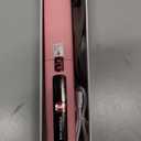 LAMA Portable 2 in 1 Travel Straightener and Curler, Cordless Hair Straightener 4500mAh, Rechargeable LCD Flat Iron, Mini Ceramic Curling Iron,USB Rechargeable Hot Tools, Pink