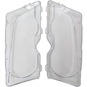 NewYall Left Driver and Right Passenger Side Clear Headlight Head Light Lamp Lens Cover for BMW E46 2DR 1999-2003, M3 2DR 2001-2006