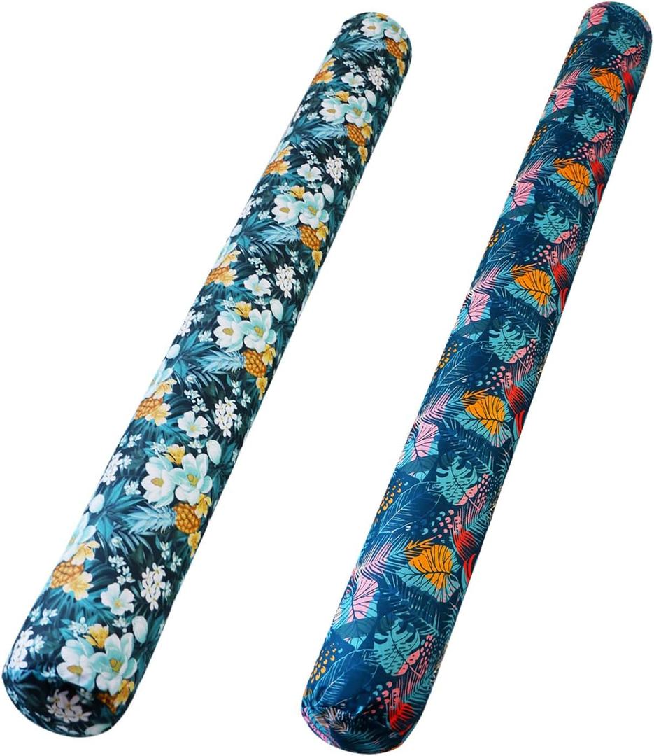 Inflatable Swim Pool Noodles, Premium Fabric-Covered Swim Floats for Adults, 56 '' Swimming Pool Noodles for Floating, Adults Pool Accessories for Ocean, Lake, Beach