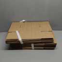 8x8x4" Shipping Boxes 25 Pack Mail Box Brown Corrugated Cardboard Mailing Boxes for Small Business, Kraft Medium Literature Mailer Packaging Supplies