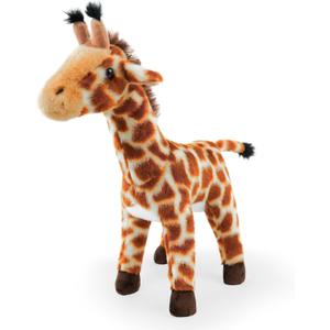Giraffe Stuffed Grassland Toy Jungle Animals 10.6 INCH,Plushies Stuffed Animals for Girls Plush Sika Deer Toys Little Stuffed Animal, Cute Stuffed Animal Plush Toy for Boy Girls