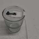 13OZ/400ML Ice Coffee Glass Tumbler with Straw and Lid Sealed Carry On, Thick Wall Water Glass Cup Mug Tea Clear
