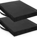 Coloch 2 Pack Stadium Seat Cushions, Thick Bleacher Seat Cushion Portable Boat Canoe Kayak Seat Cushion Waterproof Knee Pad Cushion for Stadium, Bleacher, Outdoor Events