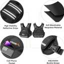 APEXUP Adjustable Weighted Vest, 4-10lb  Vest with 6 Irons and Weights and Large Pocket, Weight Vest for Men Women Strength Training, Running, Walking