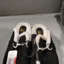 CUSHIONAIRE Luz Suede Clogs for Women with Fuzzy Lining, Size 11