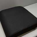 YOUFI Extra Thick Large Seat Cushion -19 X 17.5 X 4 Inch Gel Memory Foam Cushion with Carry Handle Non Slip Bottom - Pain Relief Coccyx Cushion for Wheelchair Office Chair (Black (1PACK))