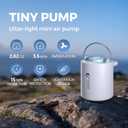 FLEXTAILGEAR Portable Air Pump for Inflatables, 2.82oz Classic Tiny Air Pump, Rechargeable Electric Air Pump to Inflate Deflate for Camping Gear Pool Floats Air Mattress